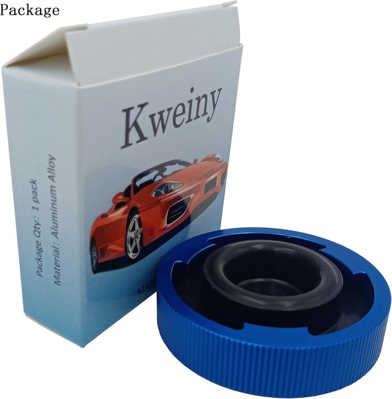 kweiny Brake Master Cylinder Cap Aluminum Compatible with Chrysler Dodge Jeep Ram 2001-2024 Some Models - Image 2